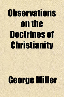 Book cover for Observations on the Doctrines of Christianity