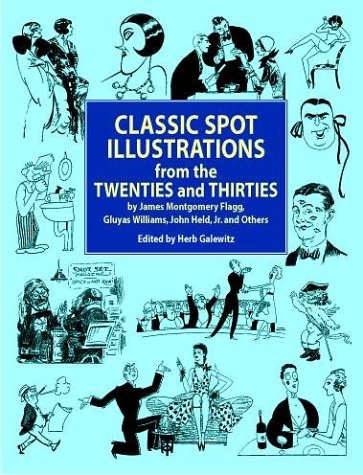 Book cover for Classic Spot Illustrations from the Twenties and Thirties