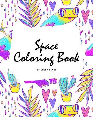 Book cover for Space Coloring Book for Adults (8x10 Coloring Book / Activity Book)