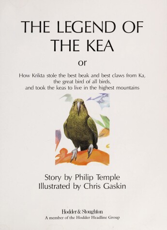 Book cover for The Legend of the Kea