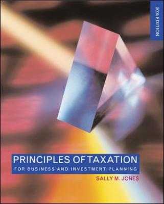 Book cover for Principles of Taxation for Business & Investment Planning, 2004 Edition