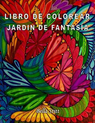 Book cover for Libro de colorear - Jardin de fantasia