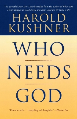 Book cover for Who Needs God