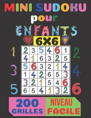 Book cover for Sudoku pour enfants 6x6 Niveau Facile