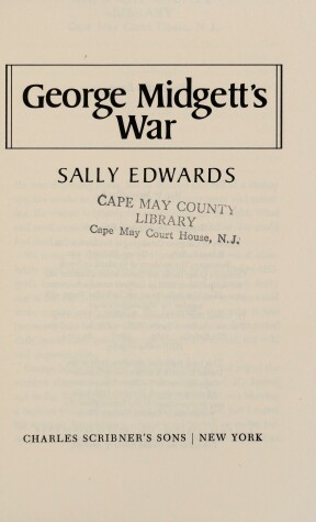Book cover for George Midgett's War