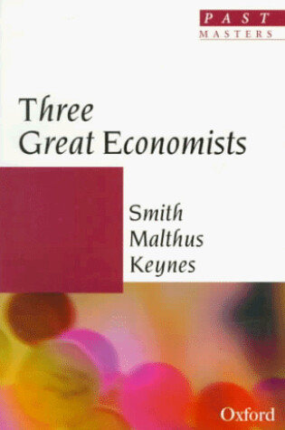 Cover of Three Great Economists