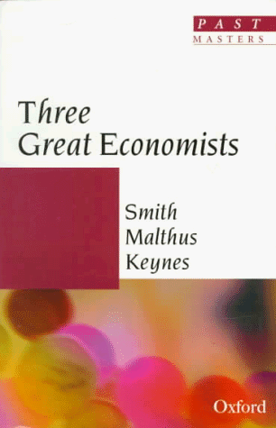 Book cover for Three Great Economists