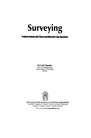 Cover of Surveying