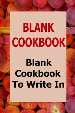 Cover of Blank Cookbook