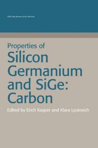 Cover of Properties of Silicon Germanium and Sige