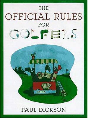 Book cover for The Official Rules for Golfers