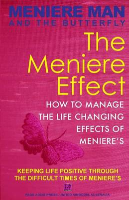 Book cover for Meniere Man And The Butterfly. The Meniere Effect.