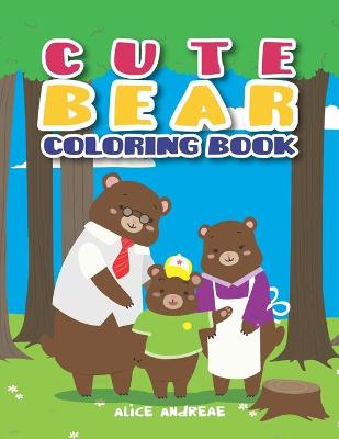 Book cover for Bear Coloring Book