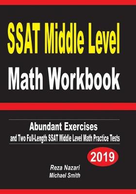 Book cover for SSAT Middle Level Math Workbook