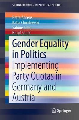 Book cover for Gender Equality in Politics