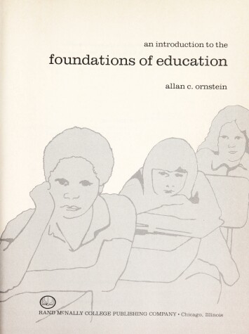 Book cover for Introduction to the Foundations of Education