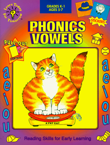 Book cover for Phonics Vowels-Workbook