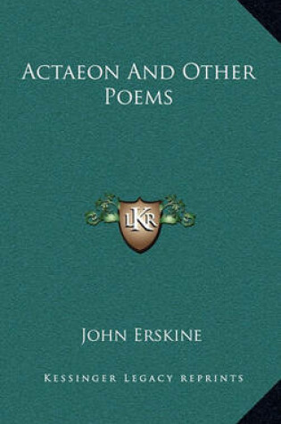 Cover of Actaeon and Other Poems Actaeon and Other Poems