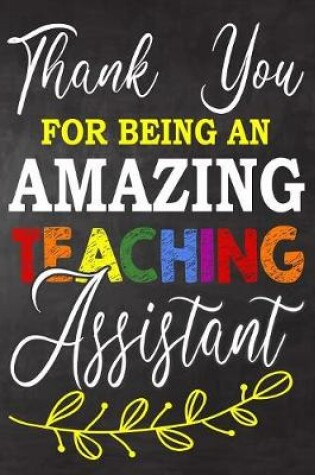 Cover of Thank You for Being an Amazing Teaching Assistant