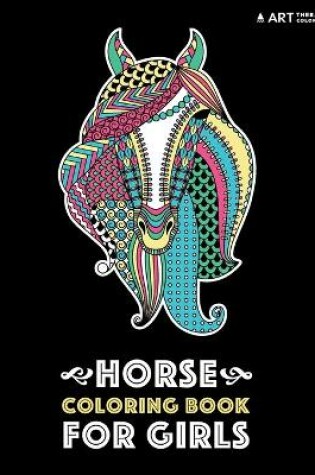 Cover of Horse Coloring Book For Girls