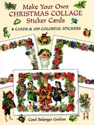 Book cover for Make Your Own Christmas Collage Sticker Cards