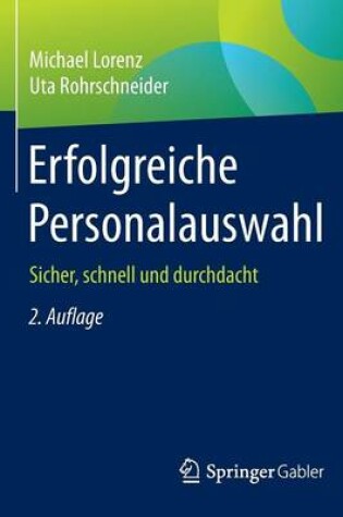 Cover of Erfolgreiche Personalauswahl