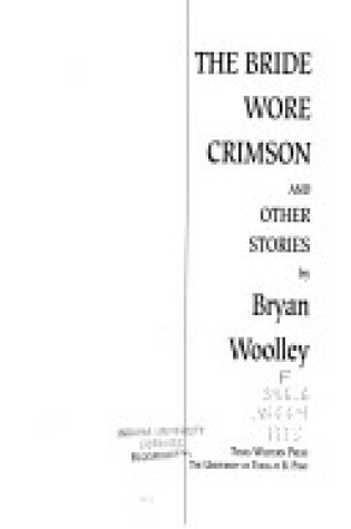 Cover of The Bride Wore Crimson and Other Stories