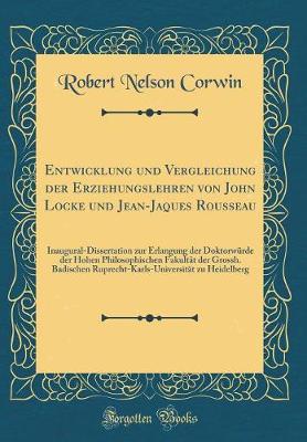 Book cover for Entwicklung Und Vergleichung Der Erziehungslehren Von John Locke Und Jean-Jaques Rousseau