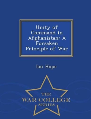 Book cover for Unity of Command in Afghanistan