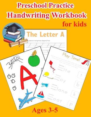 Book cover for Preschool Practice Handwriting Workbook for Kids Ages 3-5