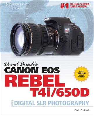 Book cover for David Busch's Canon EOS Rebel T4i/650D Guide to Digital SLR Photography