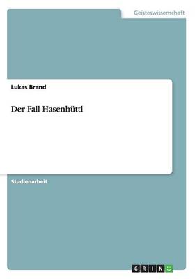 Book cover for Der Fall Hasenhuttl