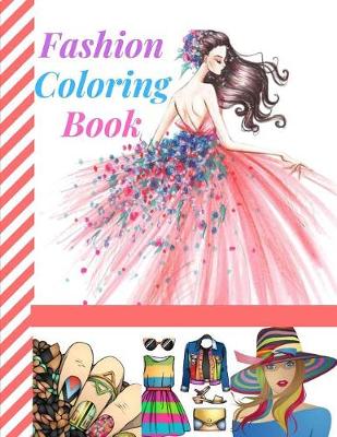 Book cover for Fashion Coloring Book