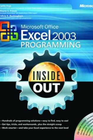 Cover of Microsoft Office Excel 2003 Programming Inside Out