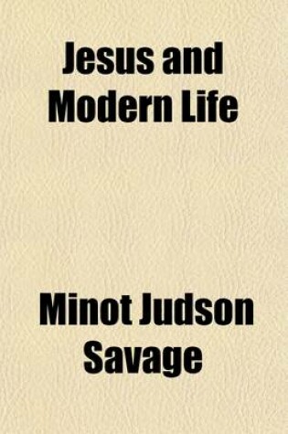 Cover of Jesus and Modern Life