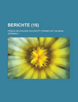 Book cover for Berichte (16 )