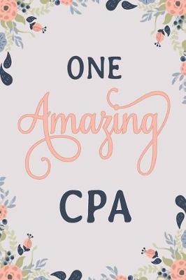 Book cover for One Amazing CPA