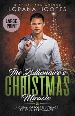 Book cover for The Billionaire's Christmas Miracle (Large Print Edition)