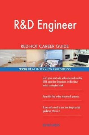 Cover of R&D Engineer RED-HOT Career Guide; 2528 REAL Interview Questions