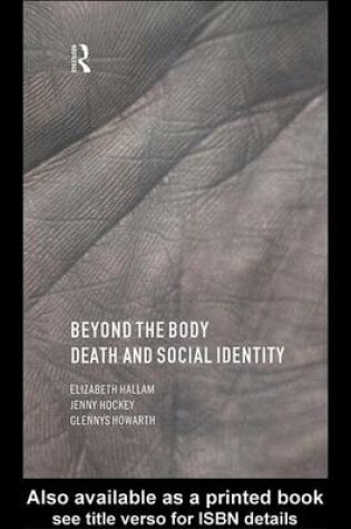 Cover of Beyond the Body