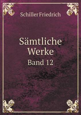 Book cover for Sämtliche Werke Band 12