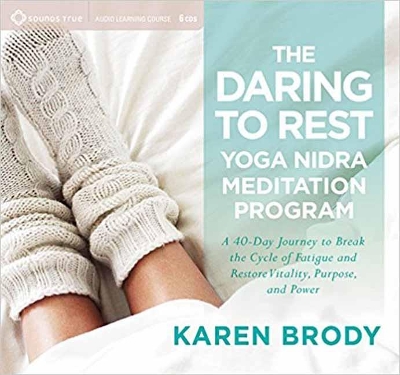 Book cover for The Daring to Rest Yoga Nidra Meditation Program