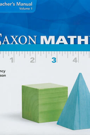 Cover of Saxon Math 3, Volume 1