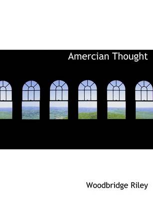 Book cover for Amercian Thought