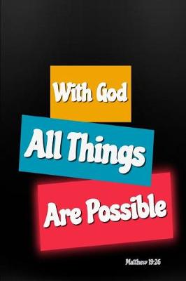 Book cover for With God All Things Are Possible