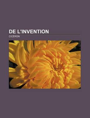 Book cover for de L'Invention