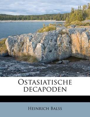 Book cover for Ostasiatische Decapoden