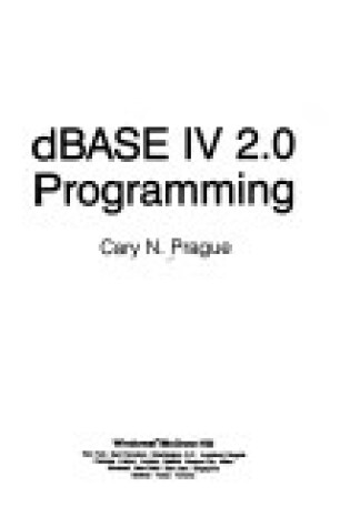 Cover of dBase IV 2.0 Programming