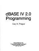 Book cover for dBase IV 2.0 Programming