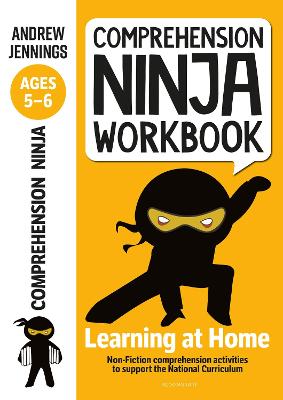 Book cover for Comprehension Ninja Workbook for Ages 5-6